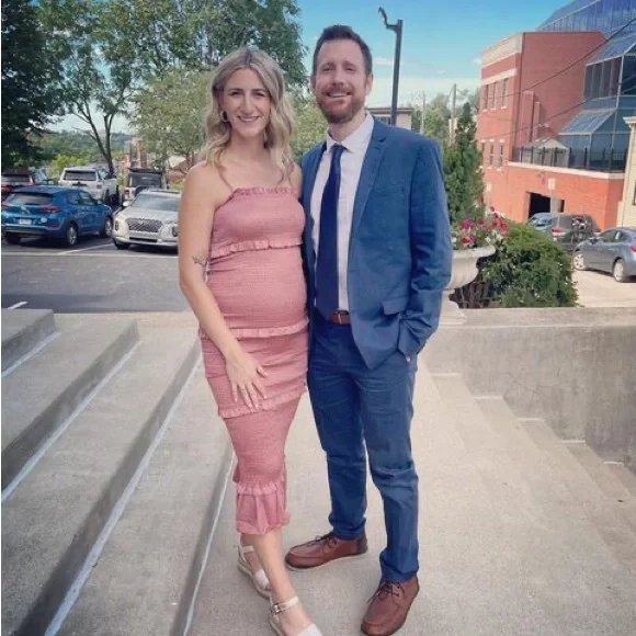 PinkBlush satin smocked bodycon midi dress nwot - Picture 8 of 15